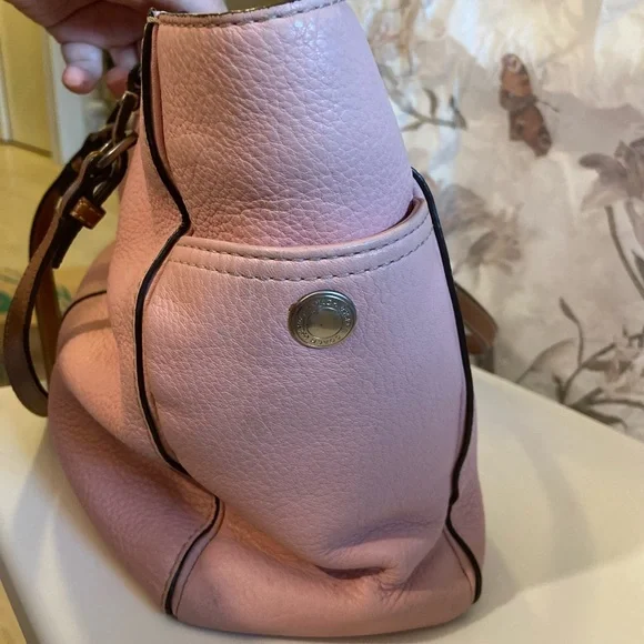Coach Pink Pebble Purse - Picture 9 of 12